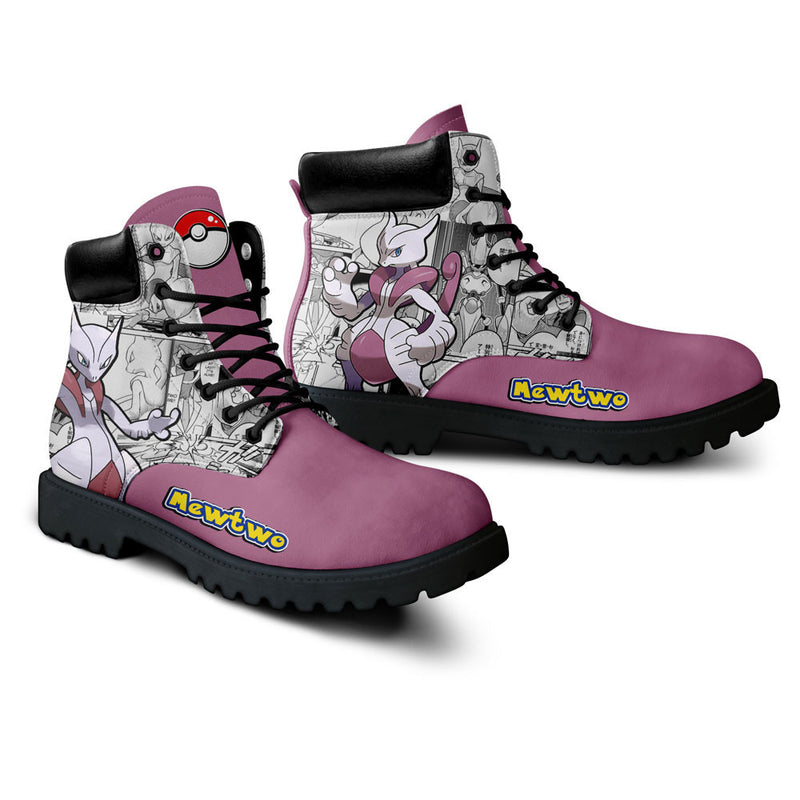 Mewtwo Boots Shoes Anime Custom NTT051