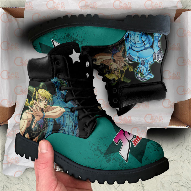 Jolyne Kujo Boots Shoes Anime Custom MV0512