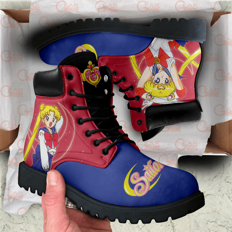 Usagi Tsukino Boots Shoes Anime Custom MV3110