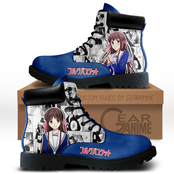 Tohru Honda Boots Shoes Anime Custom NTT071