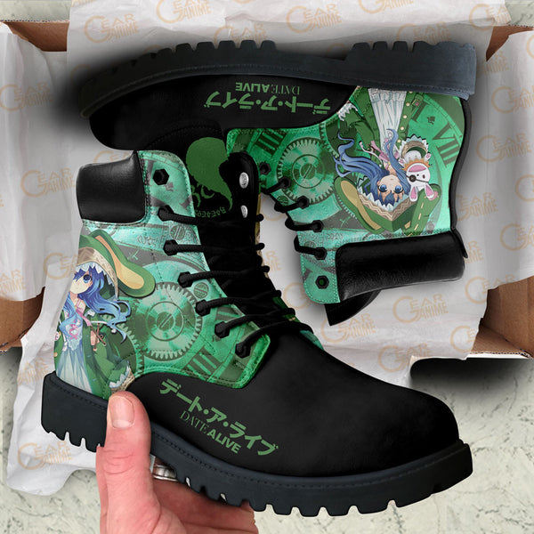 Date A Live Yoshino Boots Shoes Anime Custom NTT281