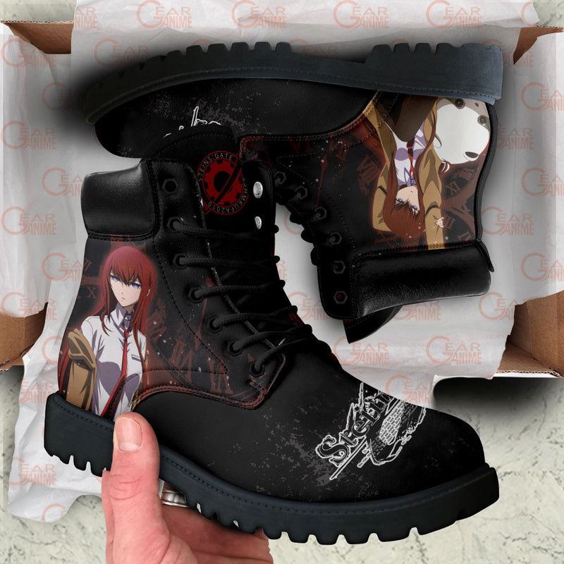 Kurisu Makise Boots Shoes Anime Custom MV0711