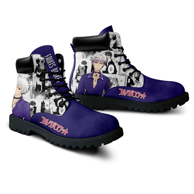 Hatsuharu Sohma Boots Shoes Anime Custom NTT071