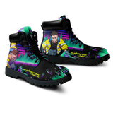 Cyberpunk David Martinez Boots Shoes Anime Custom NTT051