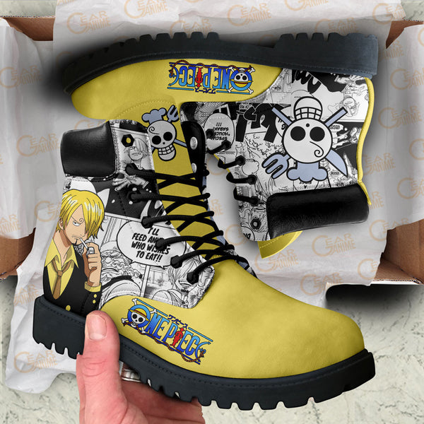 Sanji Boots Shoes Anime Custom NTT151