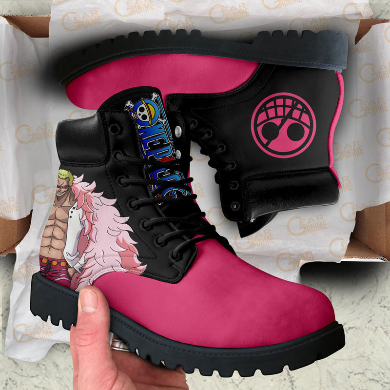 Donquixote Doflamingo Boots Shoes Anime Custom NTT051