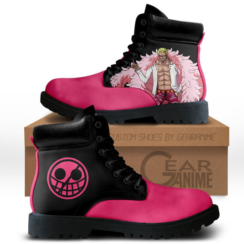 Donquixote Doflamingo Boots Shoes Anime Custom NTT051