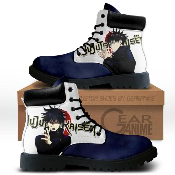 Megumi Fushiguro Boots Shoes Anime Custom NTT051