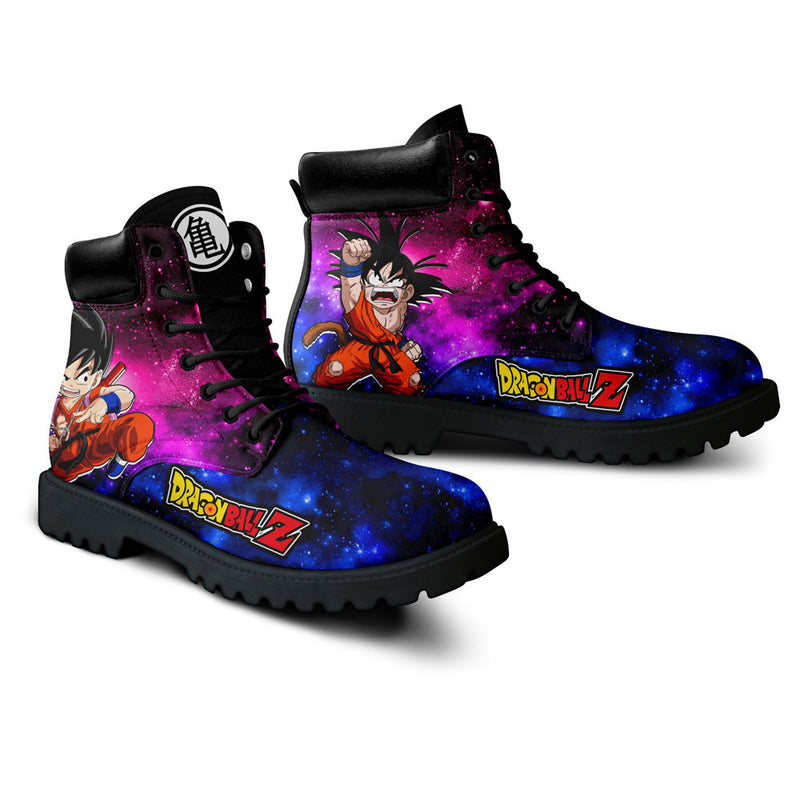 Goku Kid Boots Shoes Anime Custom NTT051