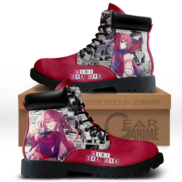 Airi Sakura Boots Shoes Anime Custom NTT281