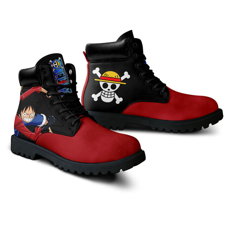 Luffy Boots Shoes Anime Custom NTT051