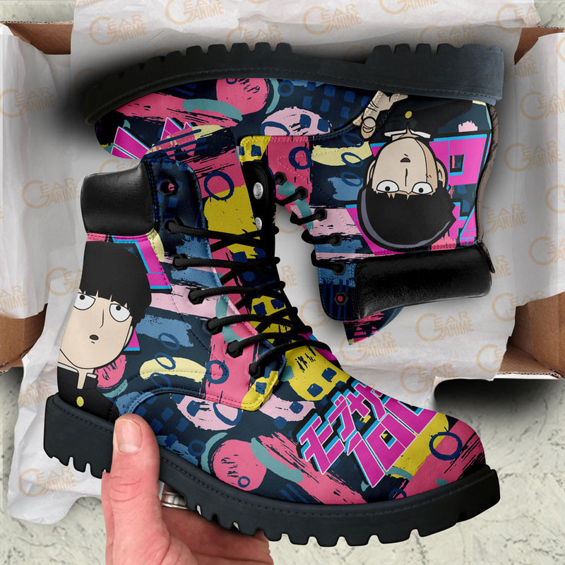 Shigeo Kageyama Boots Shoes Anime Custom NTT171