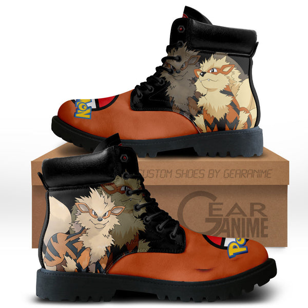 Arcanine Boots Shoes Anime Custom MV0512