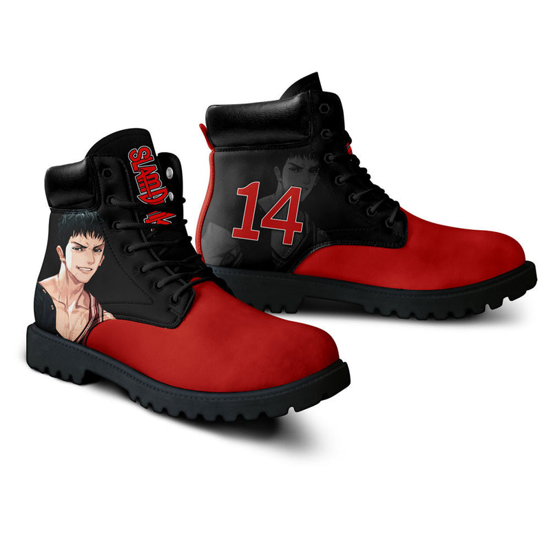 Slam Dunk Hisashi Mitsui Boots Shoes Anime Custom NTT211