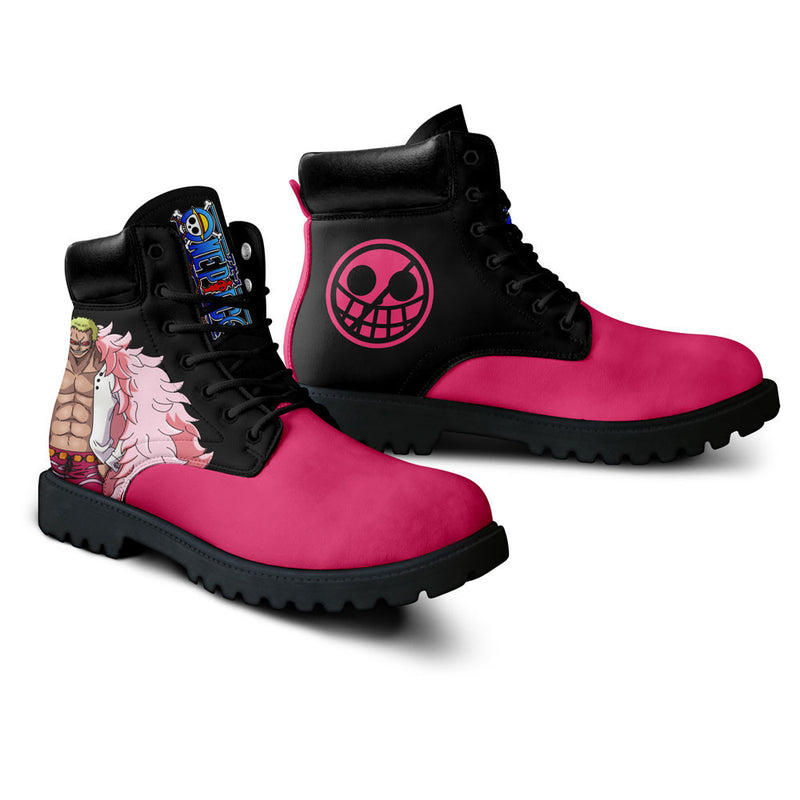 Donquixote Doflamingo Boots Shoes Anime Custom NTT051