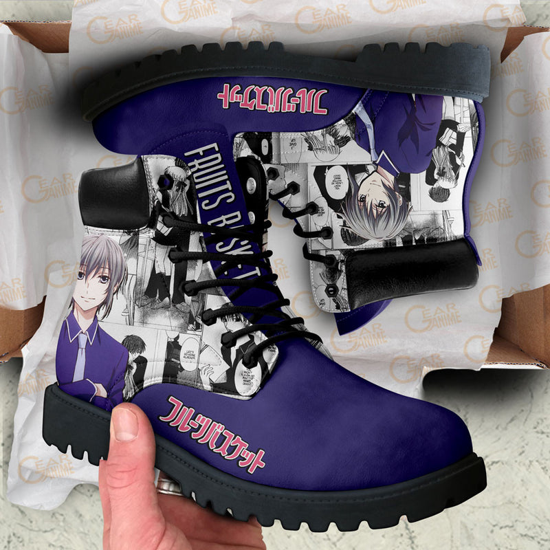 Yuki Sohma Boots Shoes Anime Custom NTT071