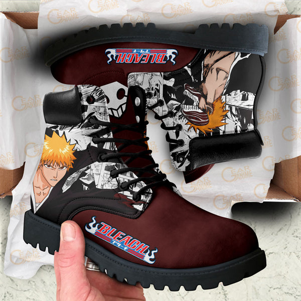 Ichigo Kurosaki Boots Shoes Anime Custom NTT071