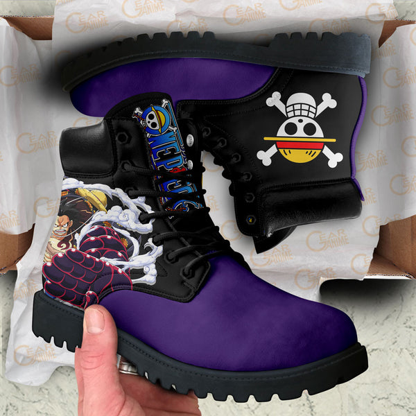 Luffy Gear 4 Boots Shoes Anime Custom NTT051