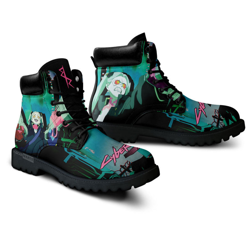 Cyberpunk Rebecca Boots Shoes Anime Custom MV2811