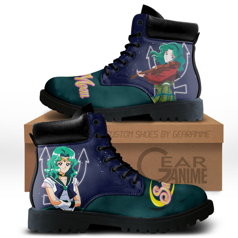 Sailor Neptune Boots Shoes Anime Custom MV3110