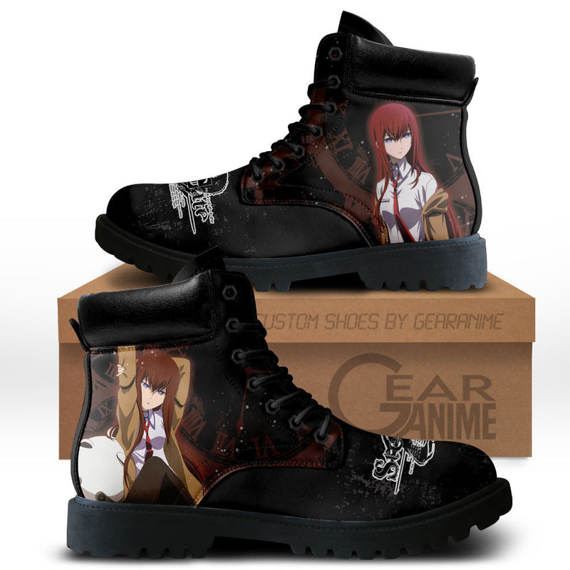 Kurisu Makise Boots Shoes Anime Custom MV0711