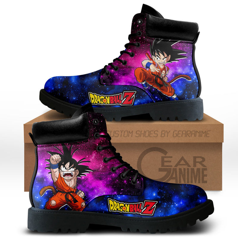 Goku Kid Boots Shoes Anime Custom NTT051