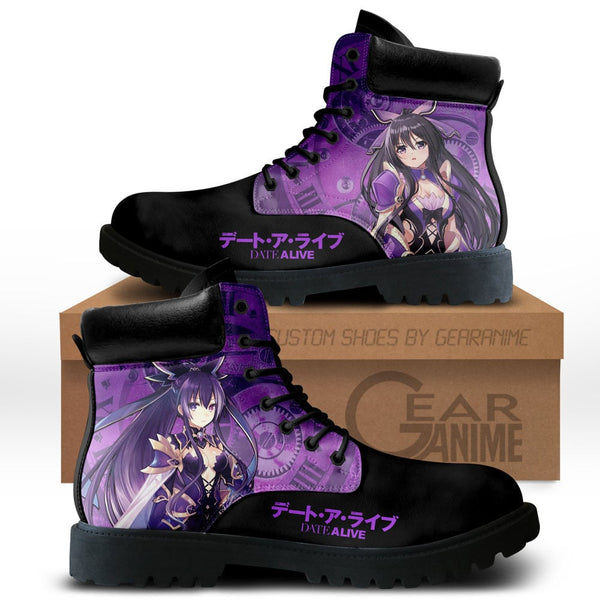 Date A Live Tohka Yatogami Boots Shoes Anime Custom NTT281