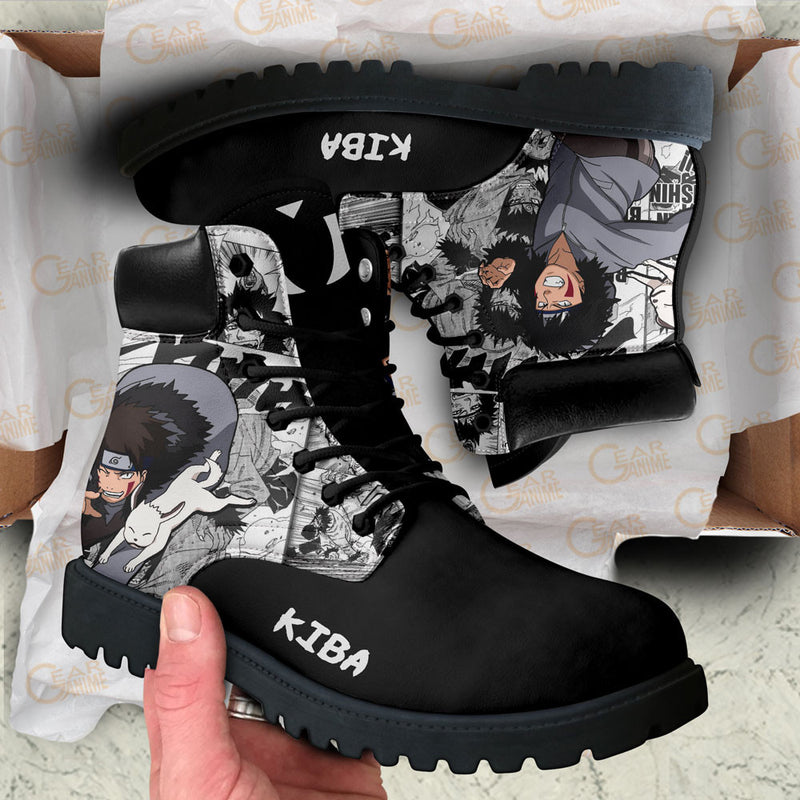 Kiba Inuzuka Boots Shoes Anime Custom NTT051