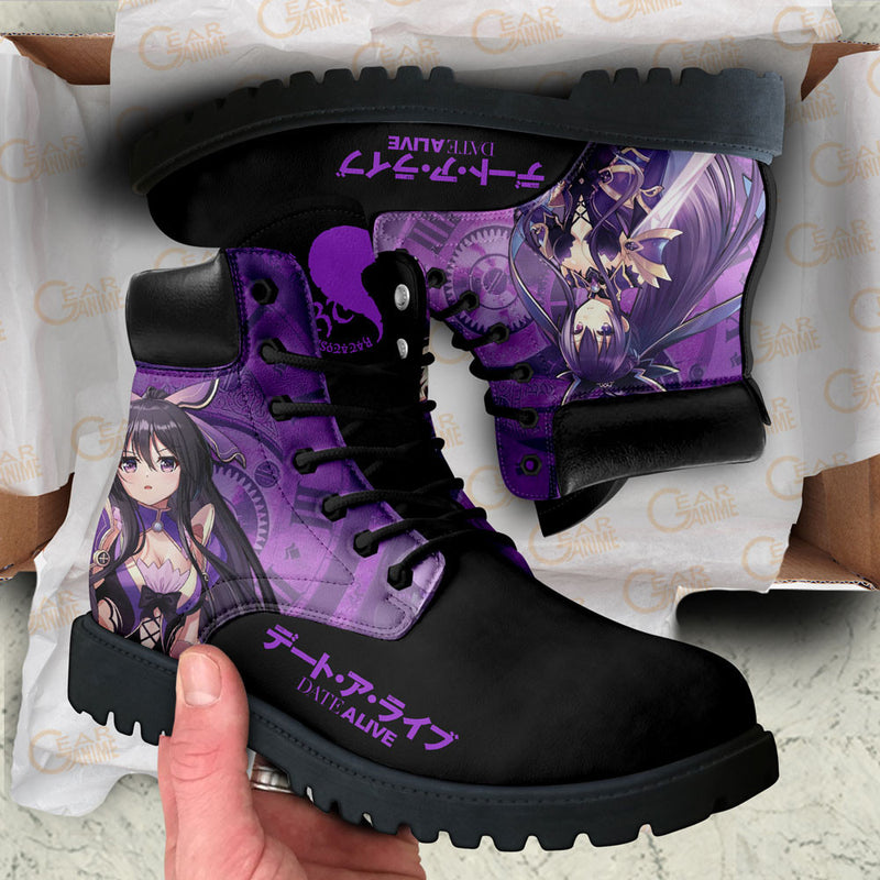 Date A Live Tohka Yatogami Boots Shoes Anime Custom NTT281