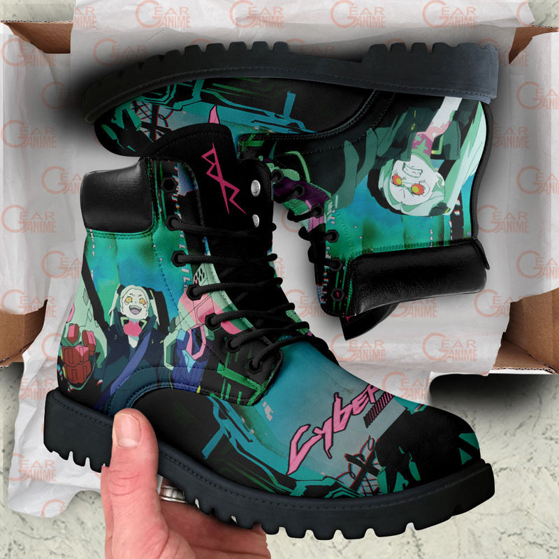 Cyberpunk Rebecca Boots Shoes Anime Custom MV2811