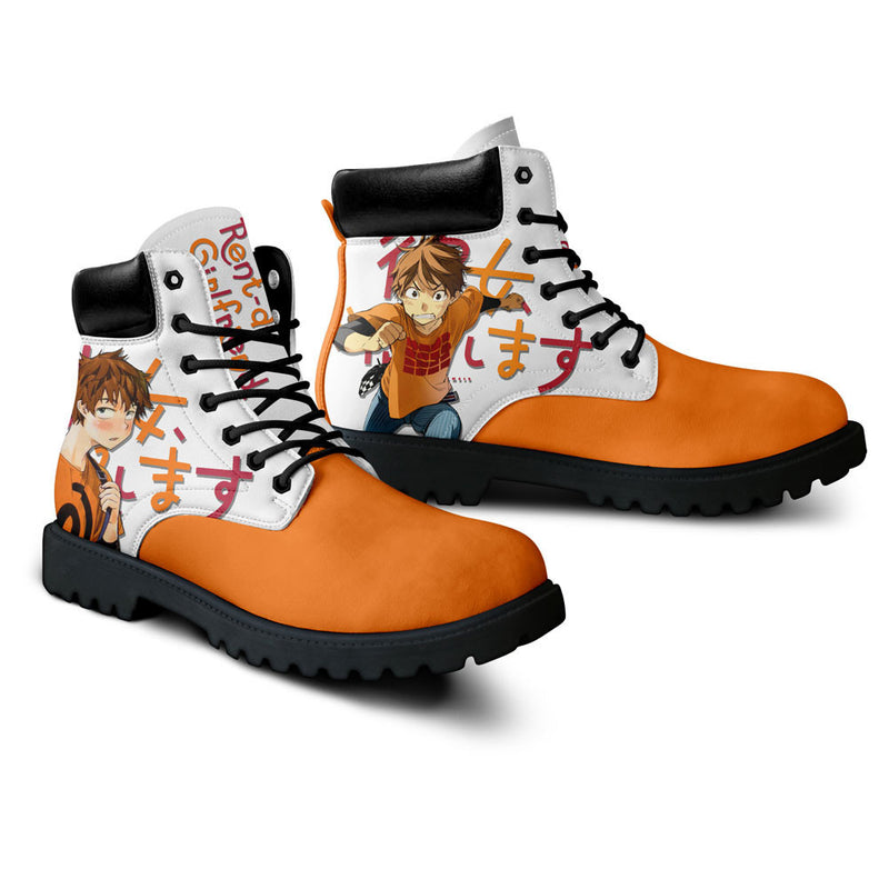 Rent a Girlfriend Kazuya Kinoshita Boots Shoes Anime Custom NTT131