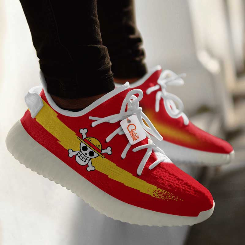 Monkey D Luffy Symbol YZ Shoes Anime Sneakers MV0805