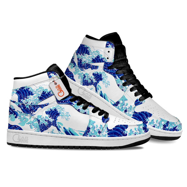 Japanese Kanagawa Great Wave J1 Sneakers Anime Shoes