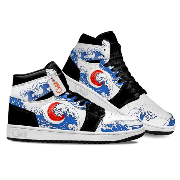 Japanese Kanagawa Wave Red Sun J1 Sneakers Anime Shoes