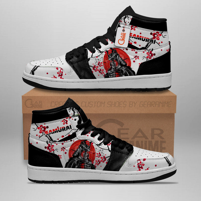 Japanese Samurai Sakura Blossom J1 Sneakers Anime Shoes