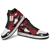 Japanese Ninja Kunai Red Clouds J1 Sneakers Anime Shoes