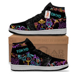 Japanese Tokyo Neon Signs J1 Sneakers Anime Shoes