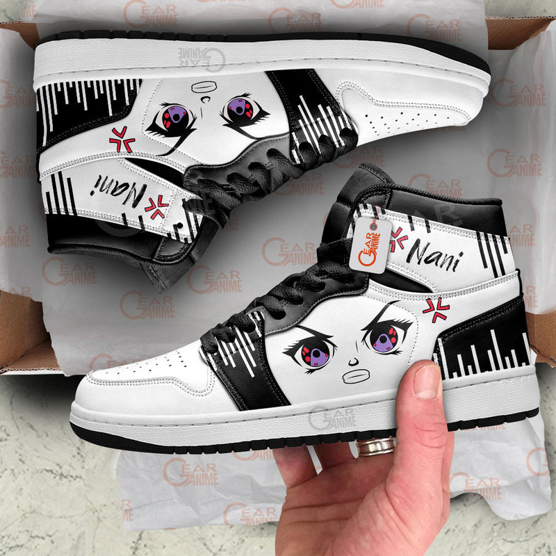 Nani Japanese Face J1 Sneakers Anime Shoes