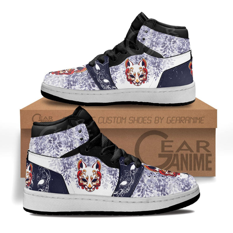 Japanese Wisteria Kitsune Kids Shoes Anime Kid Sneakers MV1906