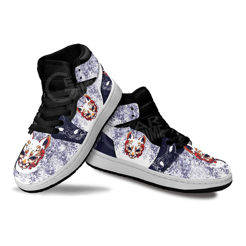 Japanese Wisteria Kitsune Kids Shoes Anime Kid Sneakers MV1906