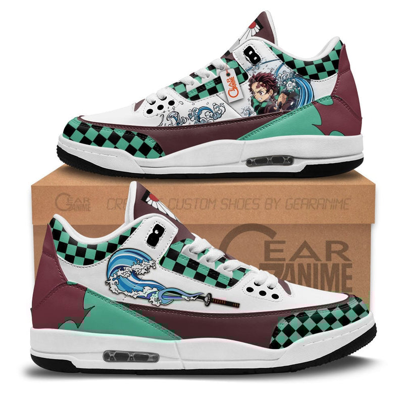 Tanjro Water Breathing J3 Sneakers Custom Anime