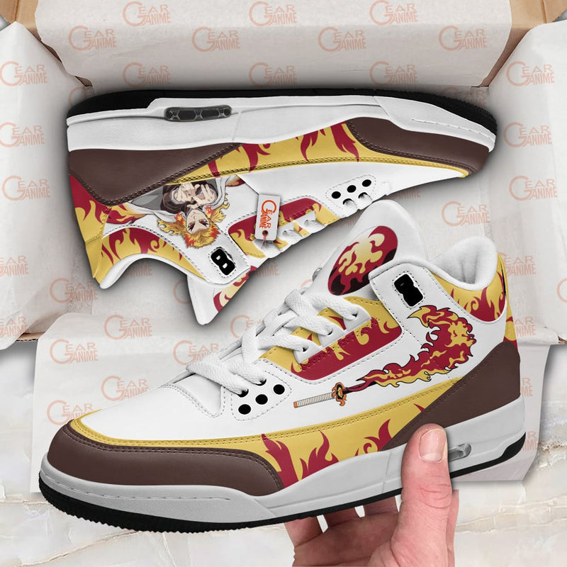 Kyojuro J3 Sneakers Custom Anime