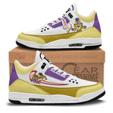 Frieza Gold J3 Sneakers Custom Anime