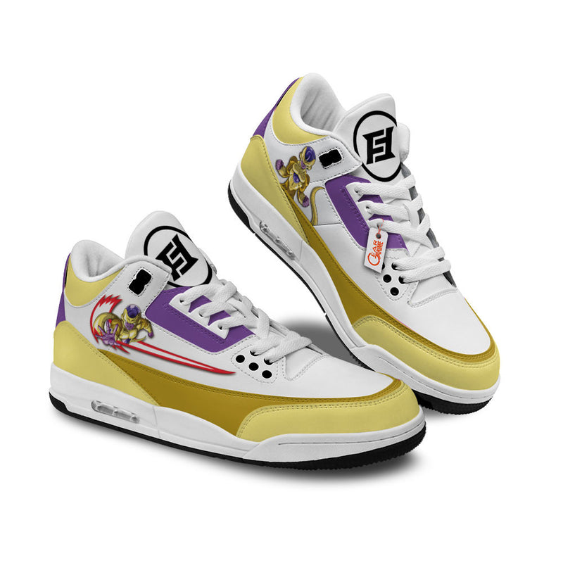 Frieza Gold J3 Sneakers Custom Anime