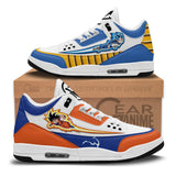 Goku and Vegeta J3 Sneakers Custom Anime