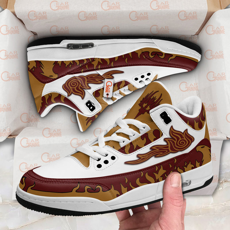 Fire Nation J3 Sneakers Custom Anime