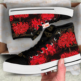 Japanese Red Spider Lily High Top Shoes Anime HA1406