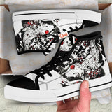 Japanese Koi Fish Tattoo High Top Shoes Anime HA1406