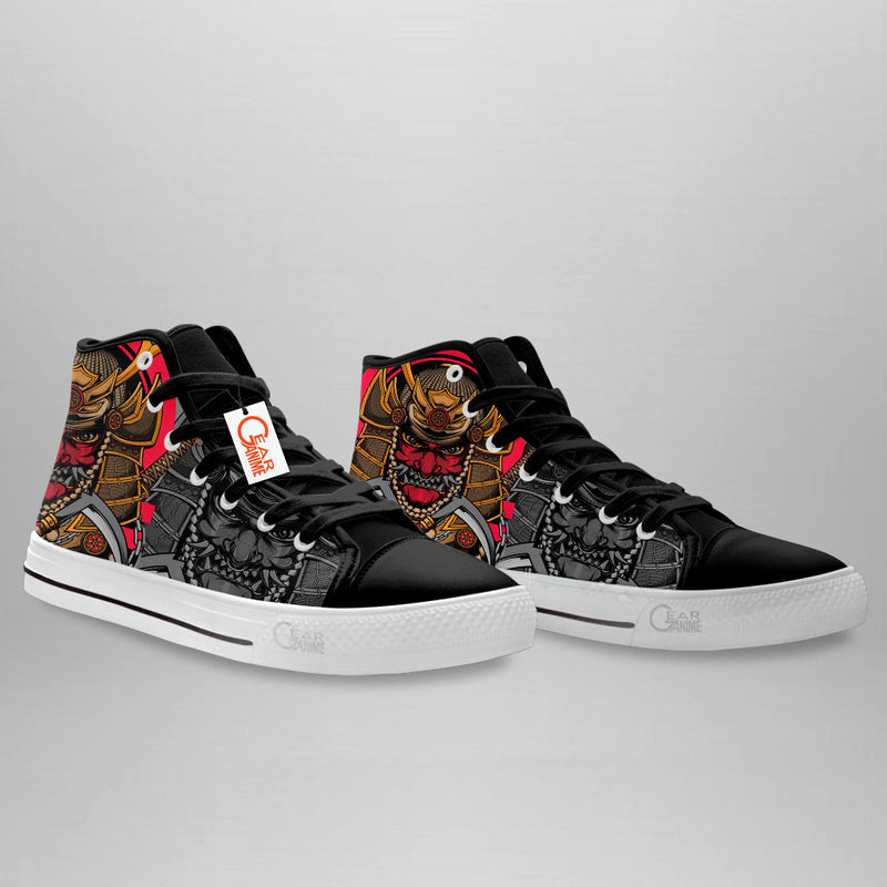 Japanese Samurai High Top Shoes Anime HA2706