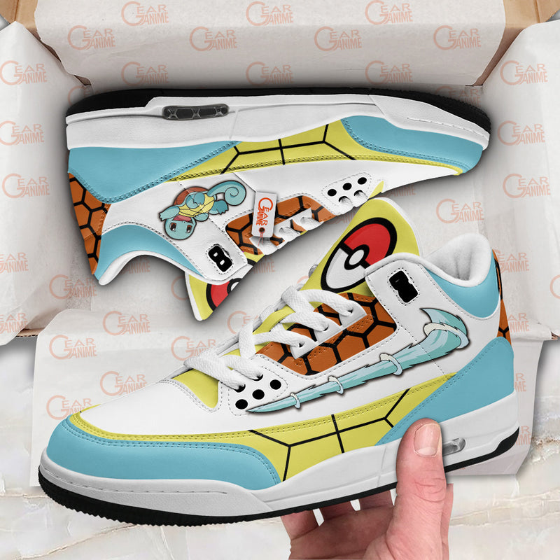 Squirtle J3 Sneakers Custom Anime